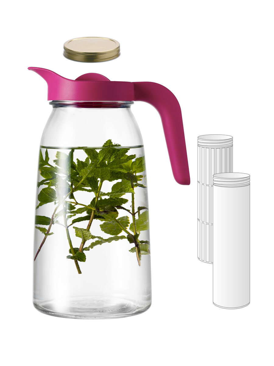 borgonovo-flexy-2000-karaffe-2-l-4-in-1-mit-infuser image 3