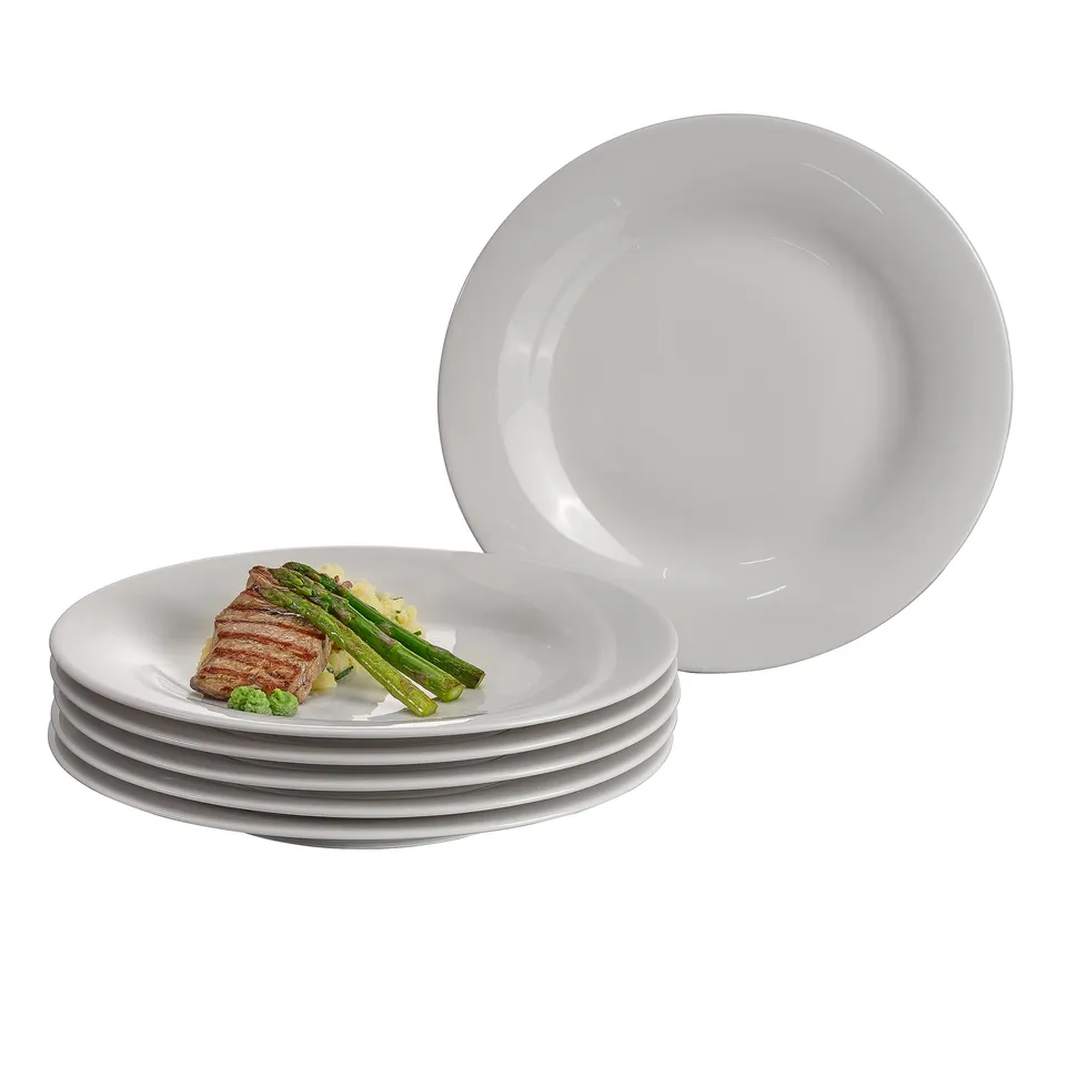 pasabahce-porzellan-speiseteller-26-cm-6er-set-wei-rund image 1