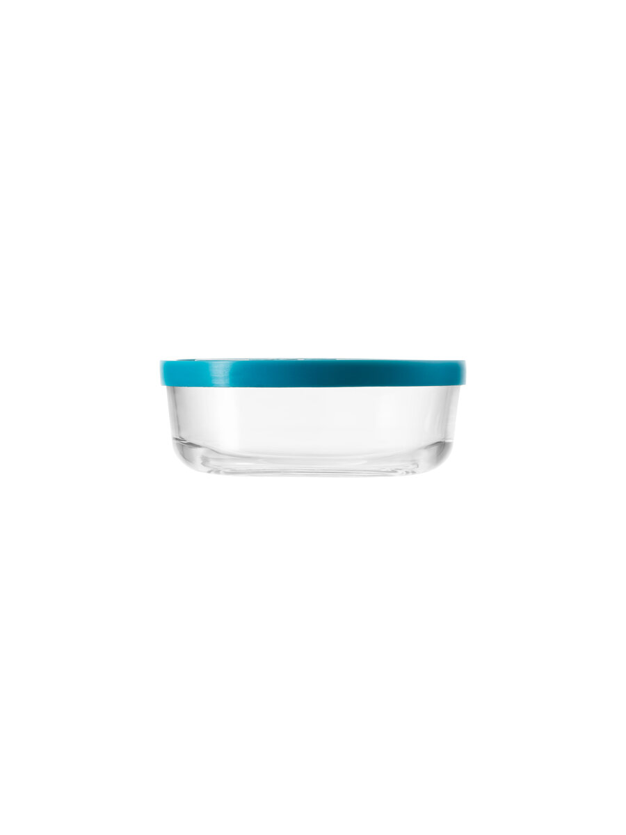borgonovo-igloo-frischhaltedose-glas-0-8-l-blauer-deckel image 2