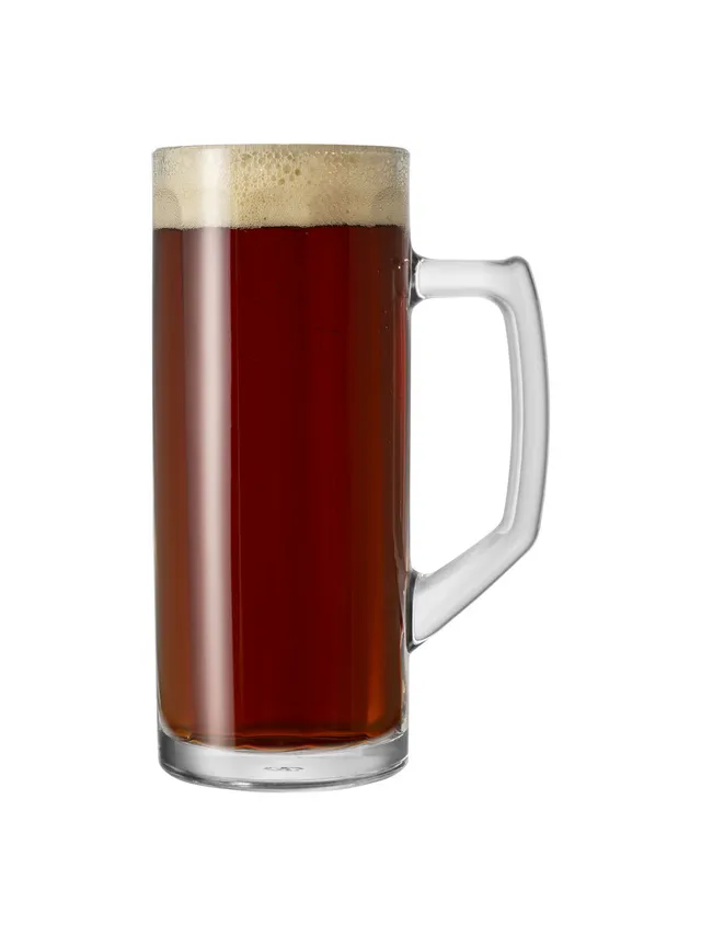 borgonovo-reno-0-4-bierkrug-glas-optisch-0-4-l-mit-henkel image 1