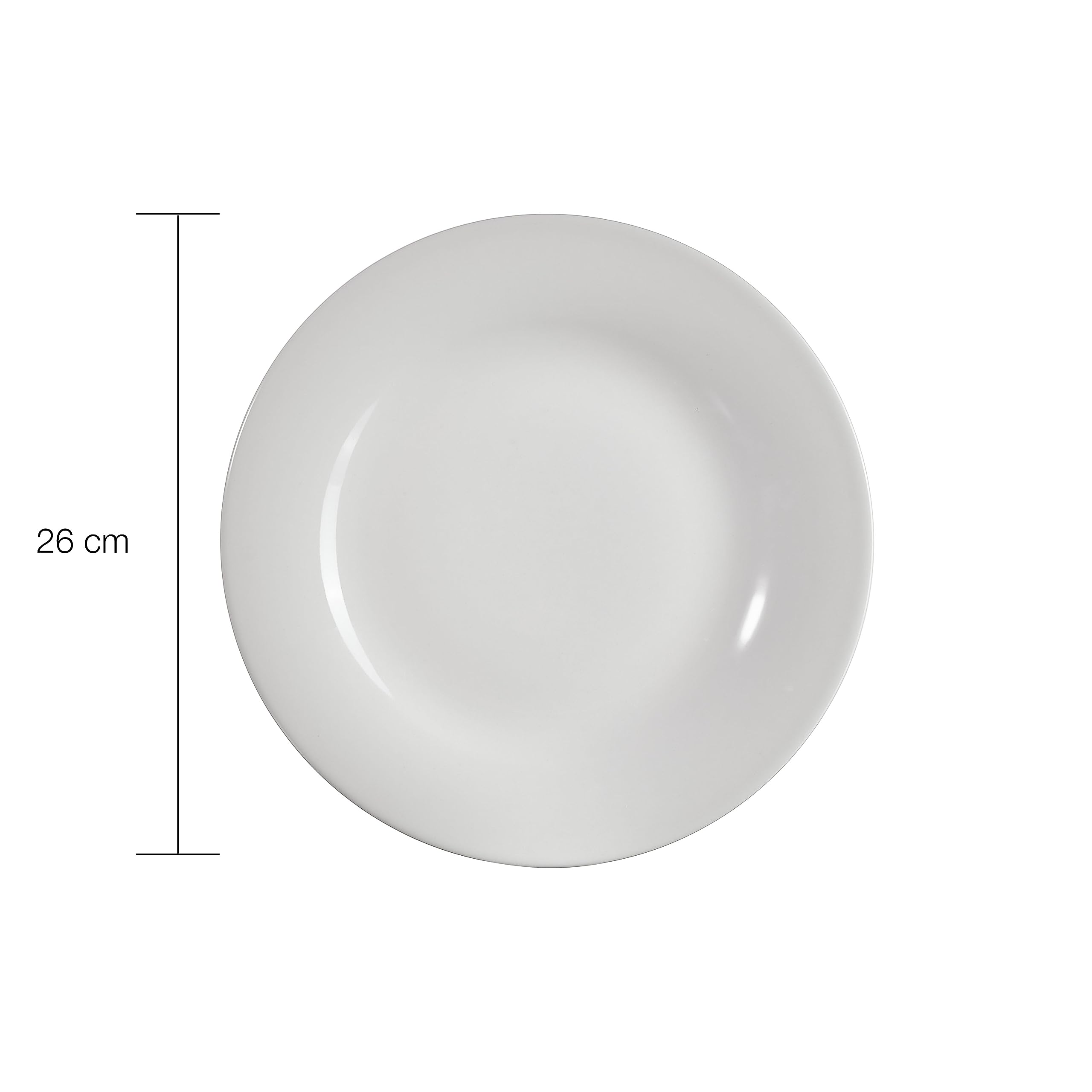 pasabahce-porzellan-speiseteller-26-cm-6er-set-wei-rund image 2