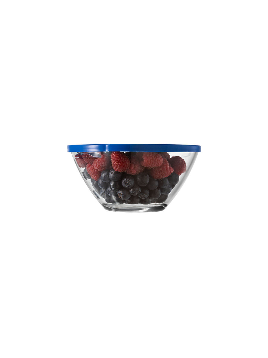 borgonovo-magic-glasschale-64-cl-deckel-blau-stapelbar image 1