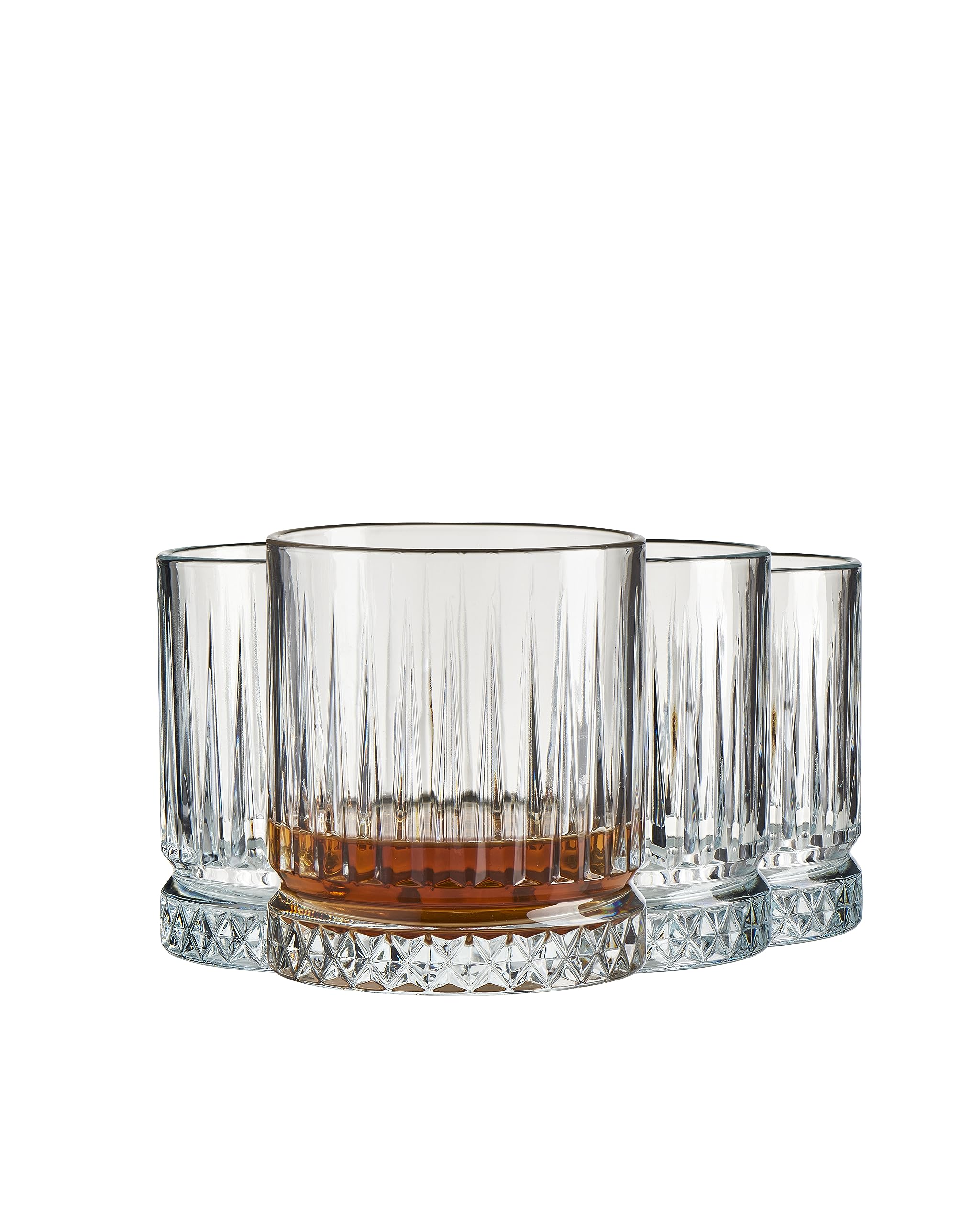 pasabahce-elysia-whiskyglas-355-ml-4er-set-chic-retro image 1
