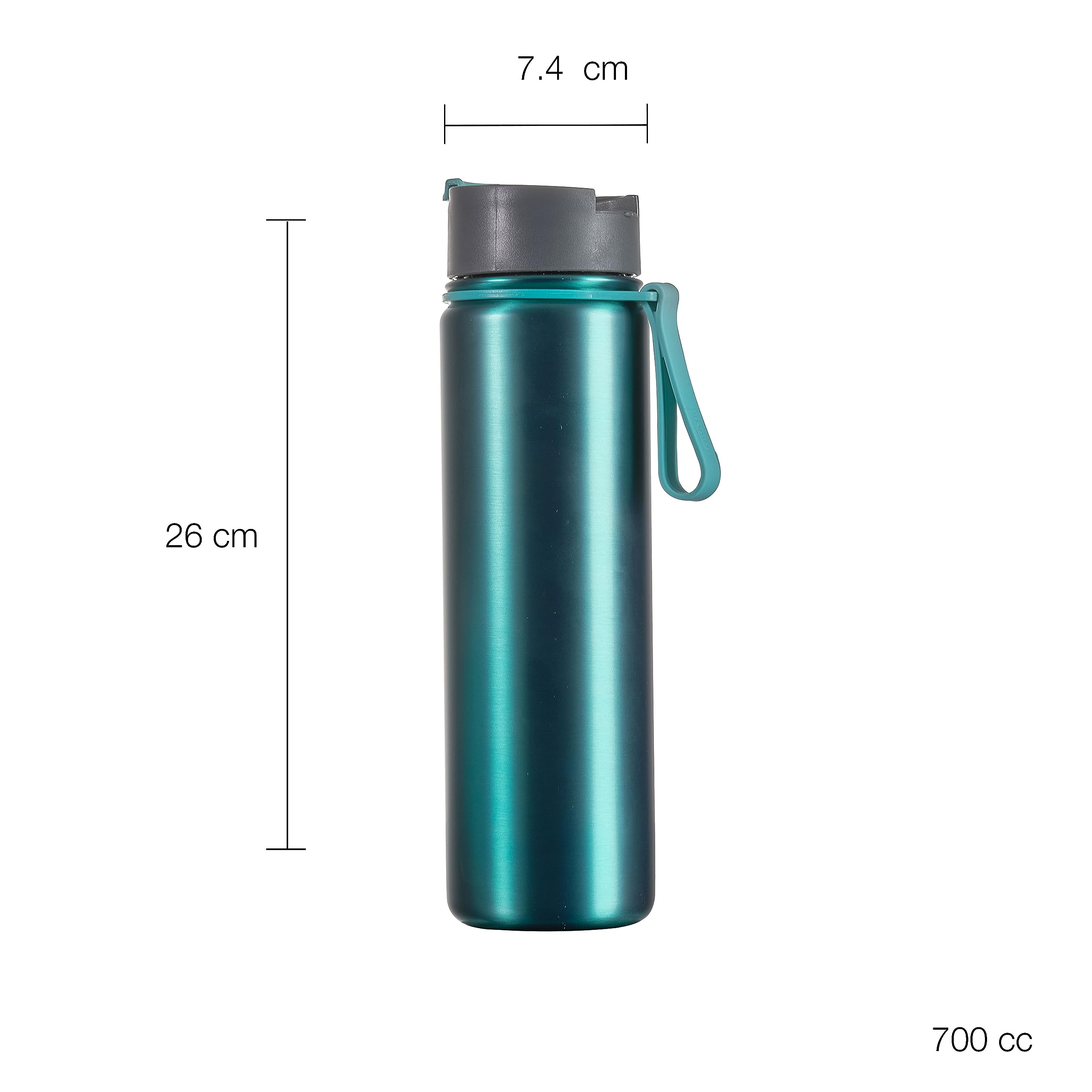 pasabahce-thermos-isolierflasche-gr-n-700-ml-edelstahl image 3