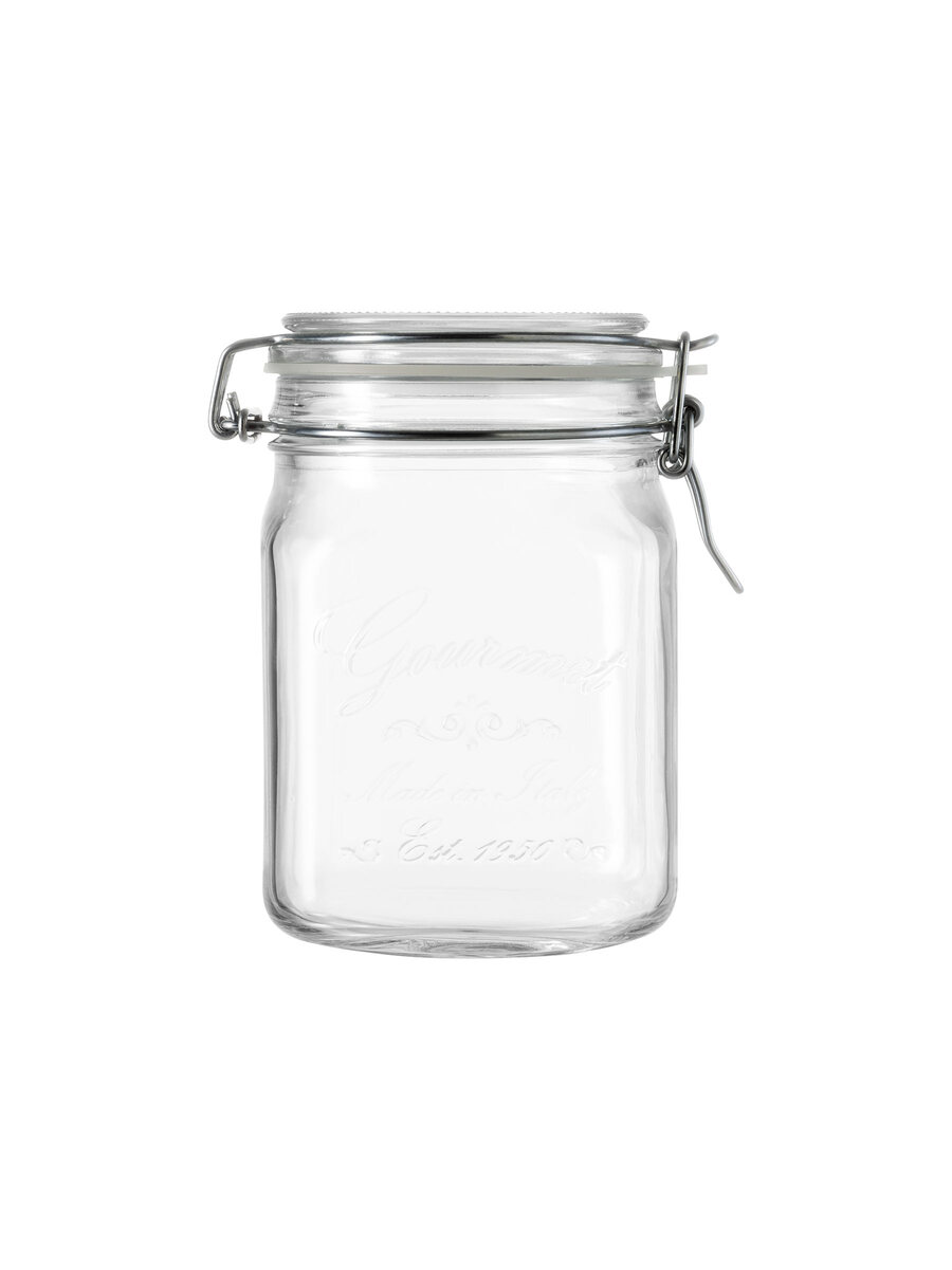 borgonovo-gourmet-vorratsglas-b-gelverschluss-1-l-vintage image 2