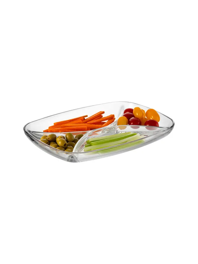 borgonovo-palladio-antipastiera-servierplatte-glas-4-f-cher-30cm image 1