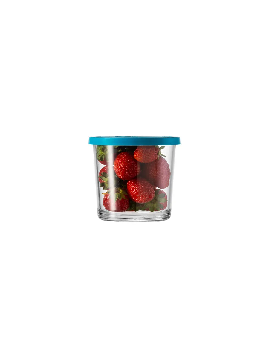 borgonovo-igloo-500-vorratsdose-445-ml-mit-blauem-deckel image 1