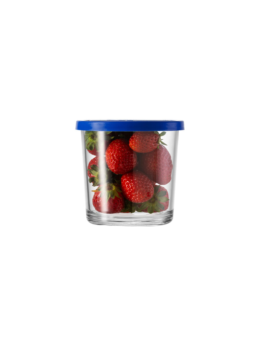 borgonovo-igloo-800-vorratsdose-glas-80cl-deckel-blau image 3