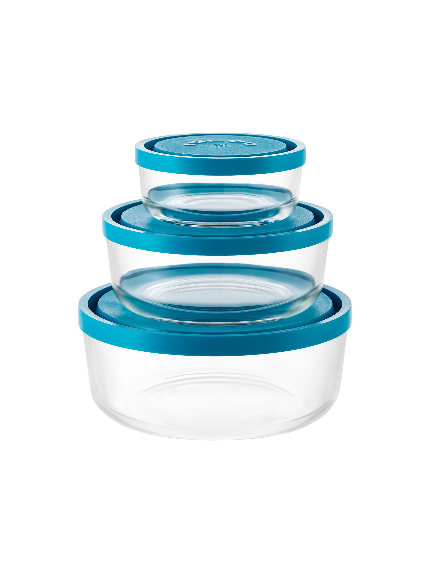 borgonovo-igloo-vorratsdosen-glas-rund-3er-set-mit-deckel image 2