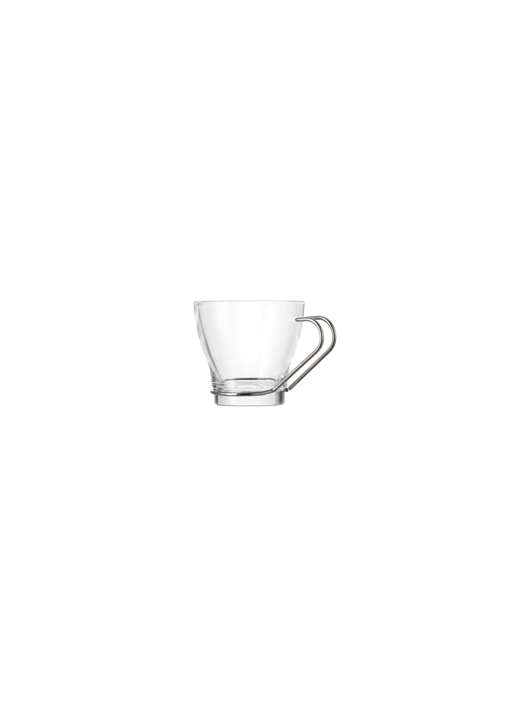 borgonovo-debora-110-espressotasse-glas-11-cl-metallhenkel image 2