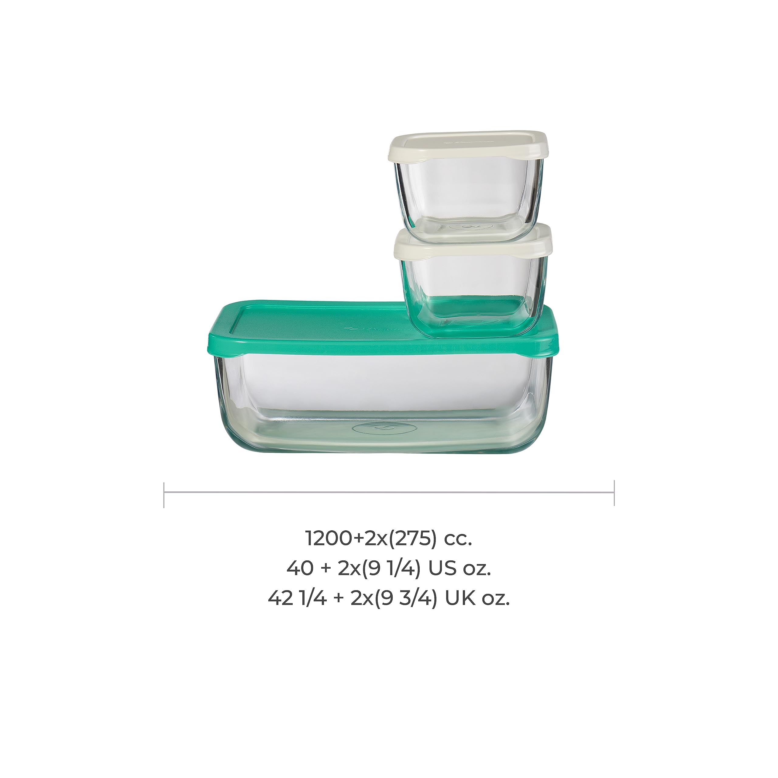 pasabahce-storage-containers-glas-aufbewahrungsbeh-lter-1030-ml-set-mit-3-st-ck image 2