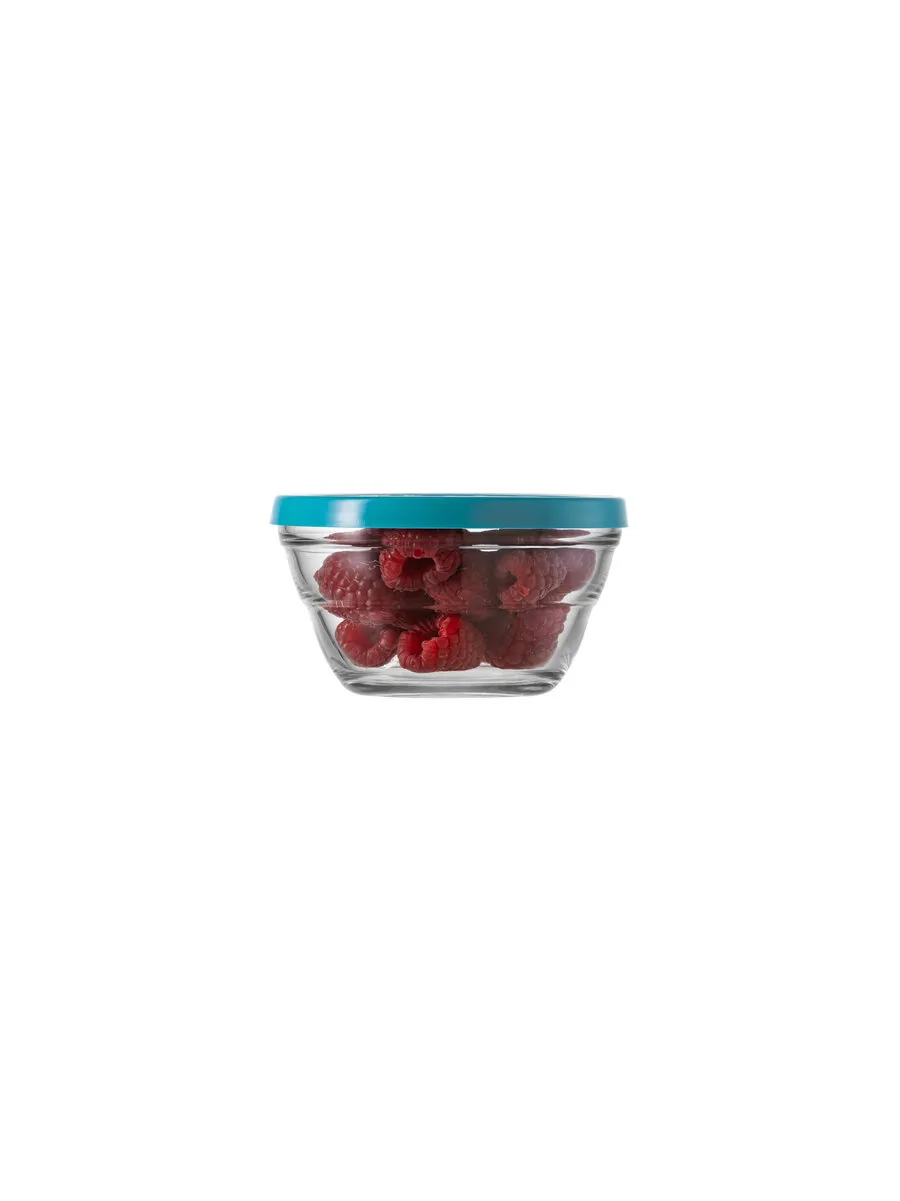borgonovo-lambada-glasdose-240-ml-mit-deckel-blau image 1