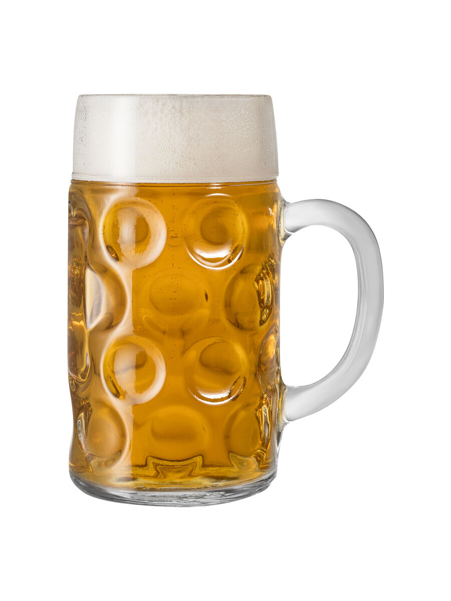 borgonovo-don-1-0-lt-bierkrug-1l-mit-noppen-made-in-italy image 1