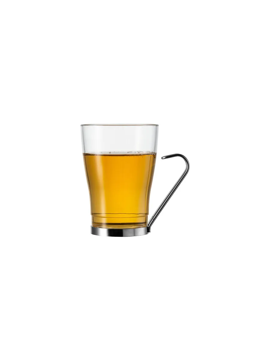 borgonovo-debora-320-cappuccinotasse-glas-32cl-metallhenkel image 1