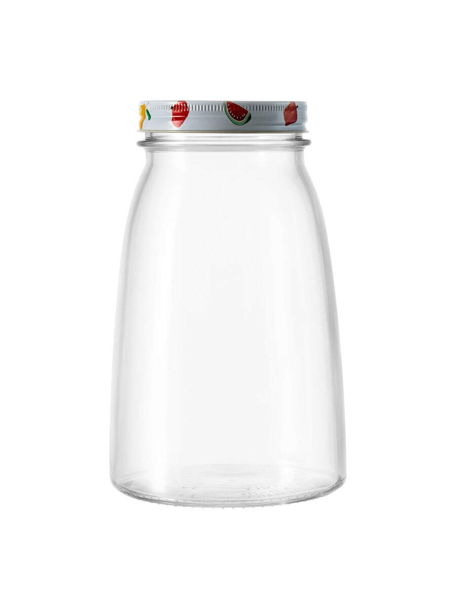 borgonovo-flexy-einmachglas-1-5-liter-metalldeckel image 2