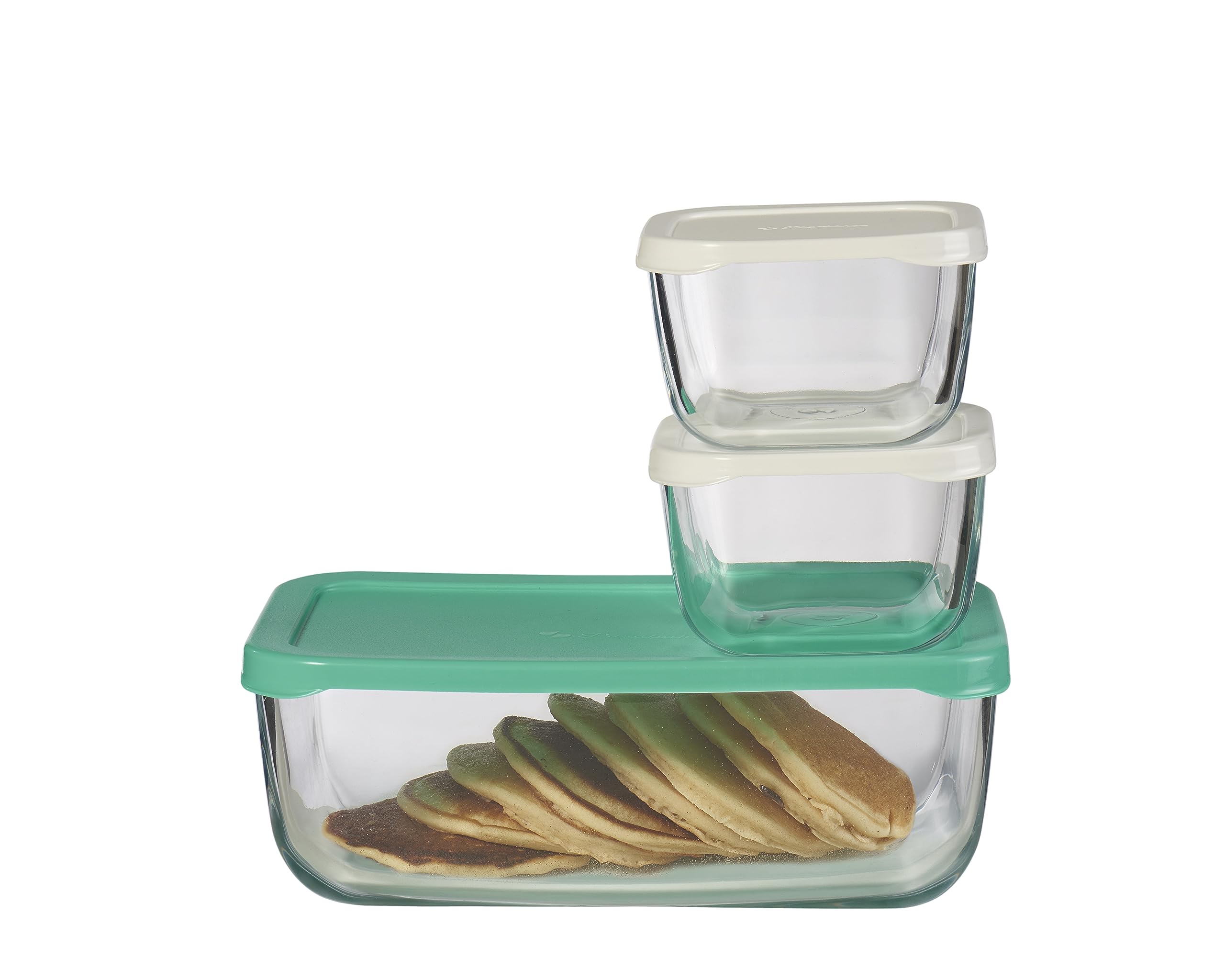 pasabahce-storage-containers-glas-aufbewahrungsbeh-lter-1030-ml-set-mit-3-st-ck image 1