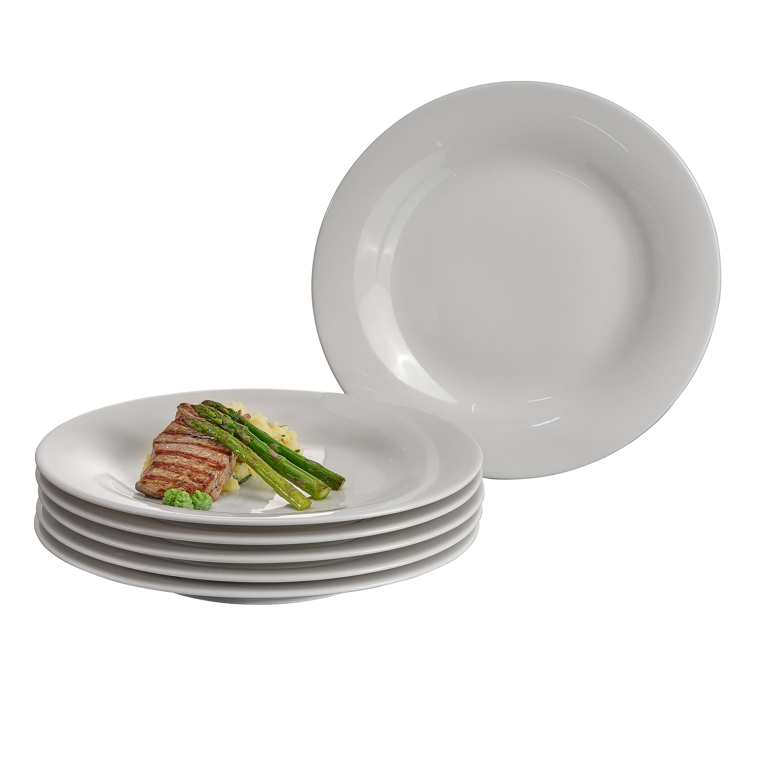 pasabahce-porzellan-speiseteller-26-cm-6er-set-wei-rund image 1