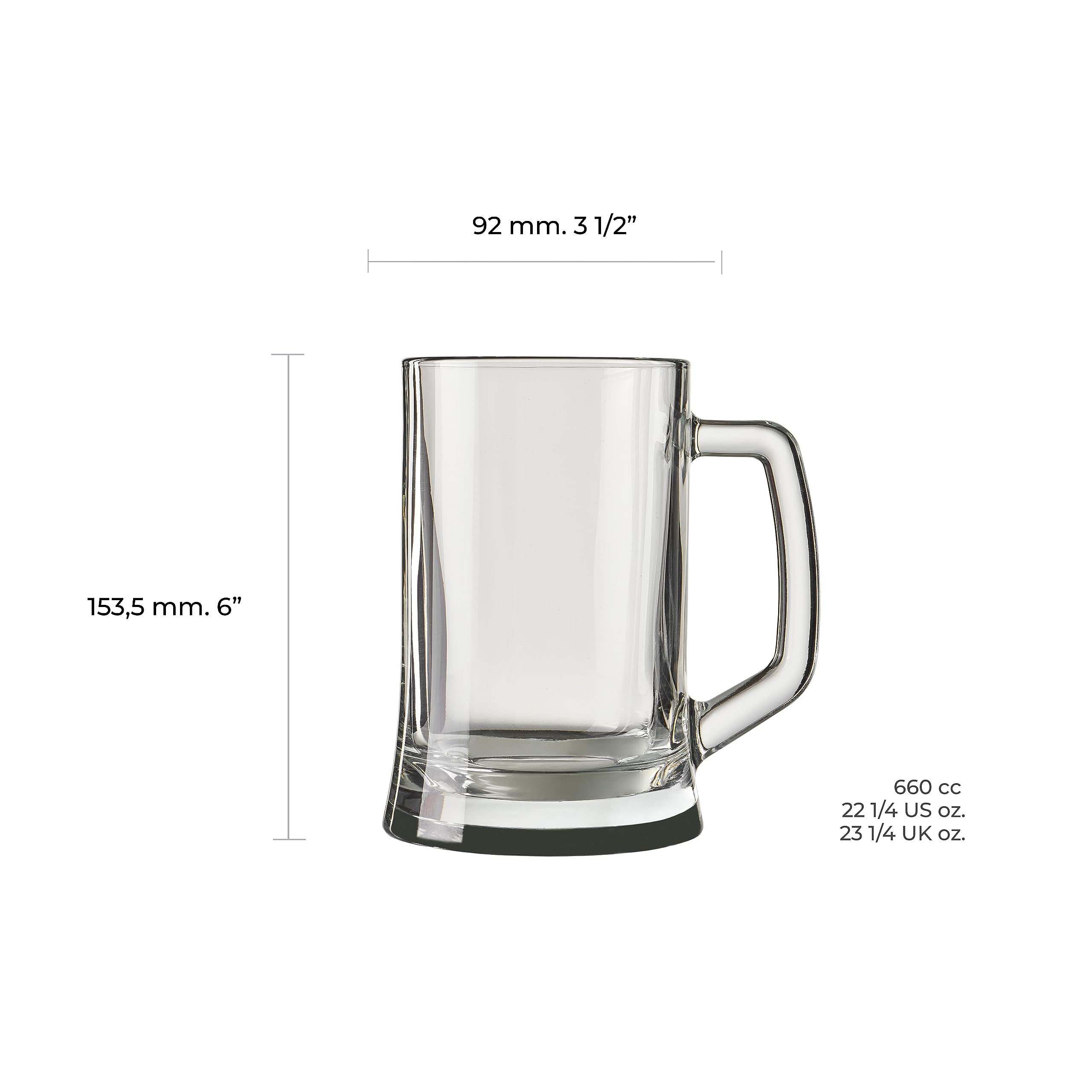pasabahce-beer-glasses-bierkrug-glas-500-ml-2er-set-traditionell image 2