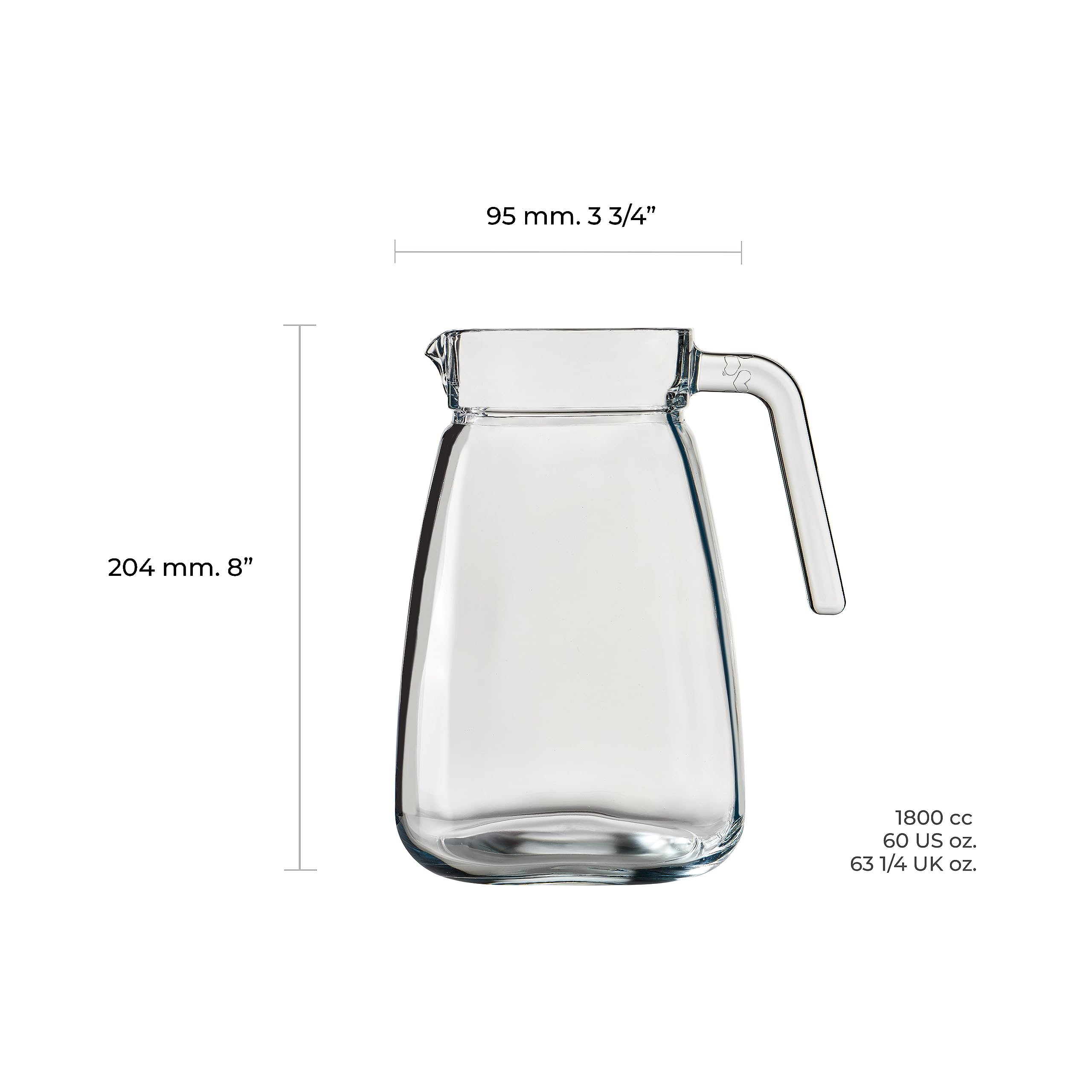 pasabahce-decanter-carafe-glaskrug-1-8-liter-wasserkrug image 3