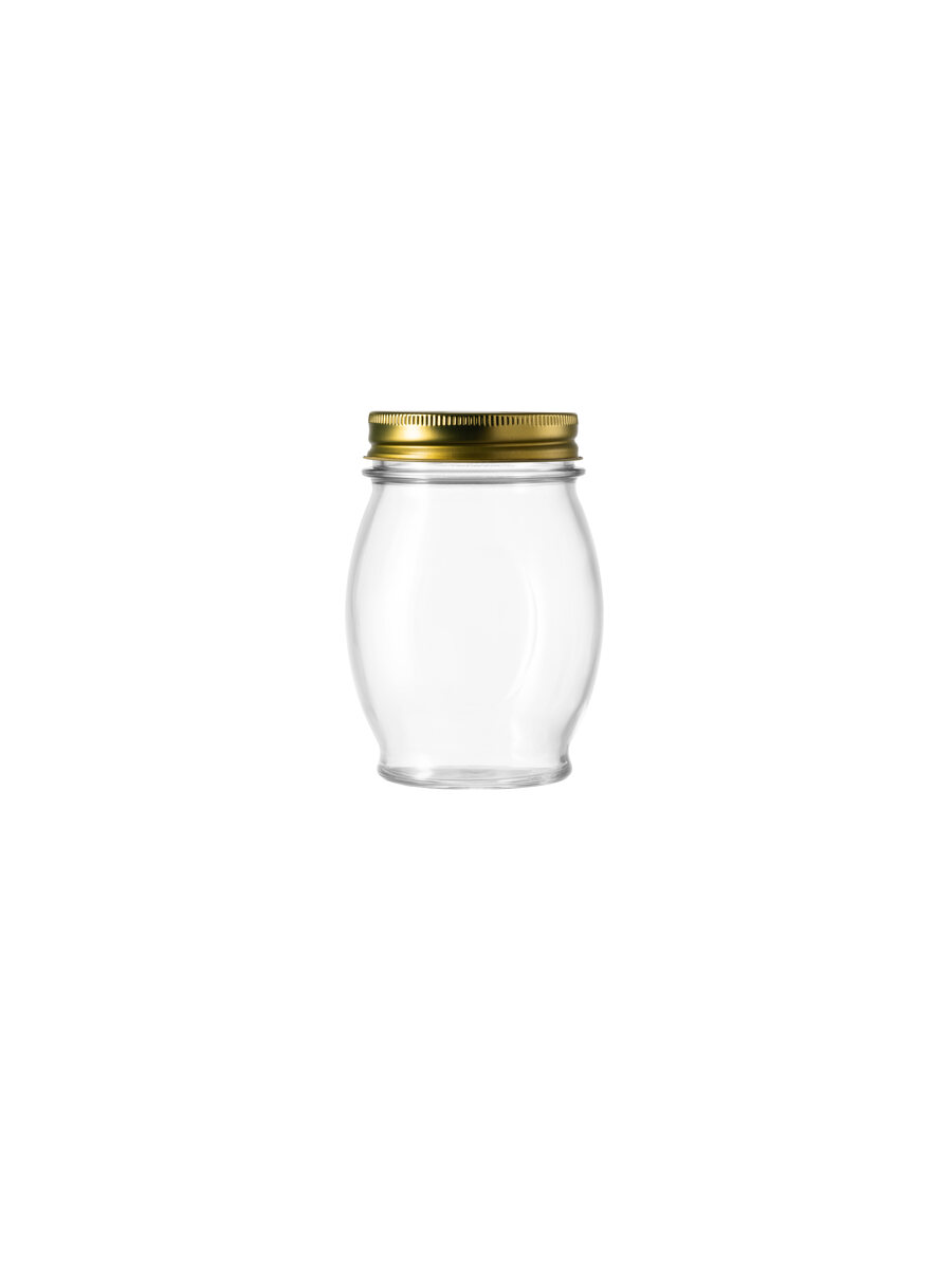 borgonovo-l-ortolano-einmachglas-390-ml-mit-golddeckel image 2
