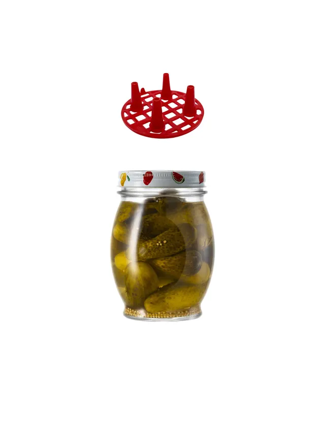 borgonovo-l-ortolano-einmachglas-780-ml-mit-deckel-und-pressel image 1