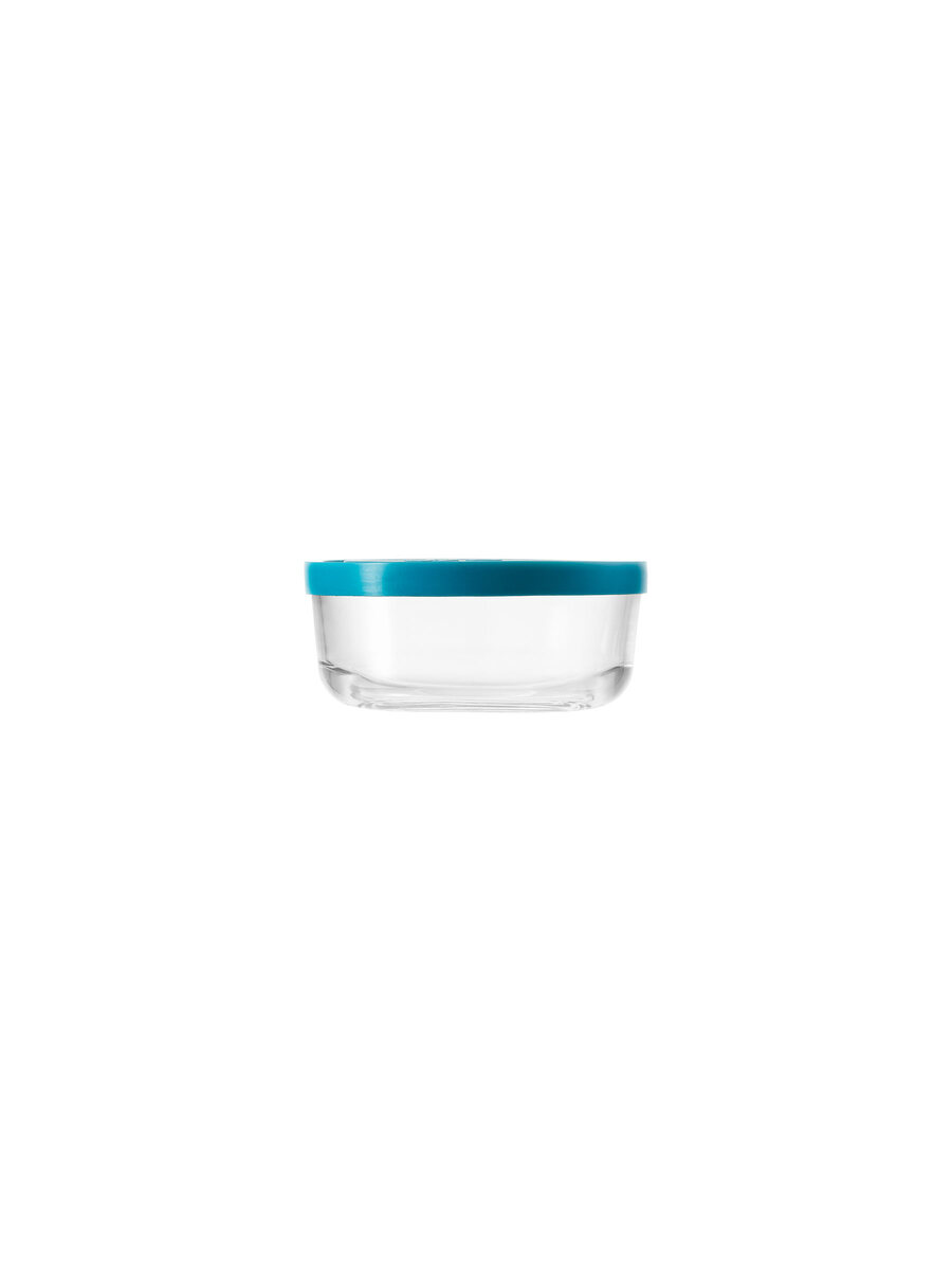 borgonovo-igloo-vorratsdose-glas-320ml-blauer-deckel-11cm image 2