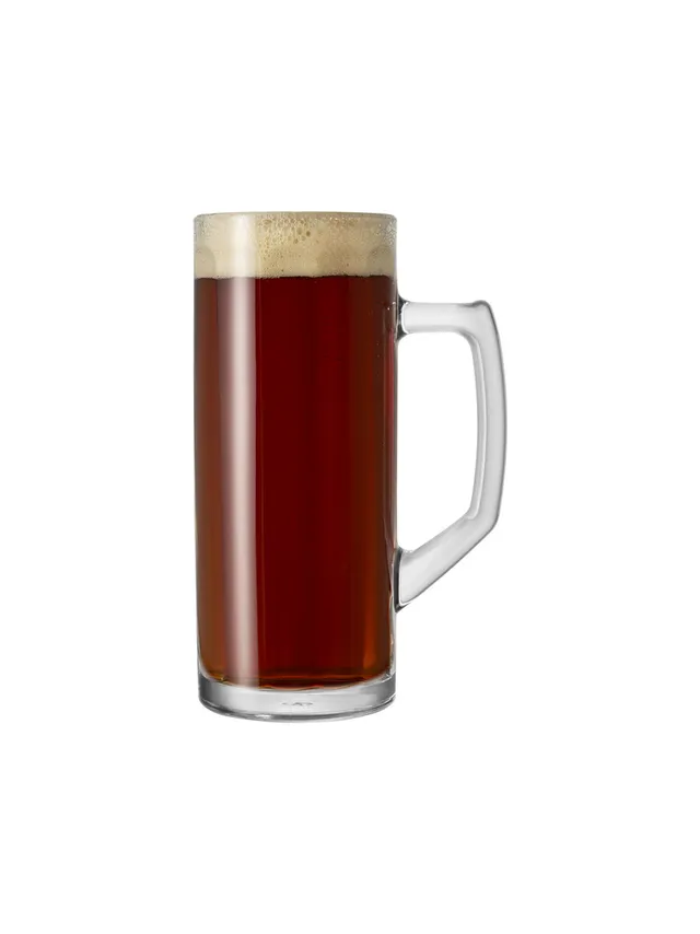 borgonovo-reno-bierkrug-0-25-l-optik-mit-henkel-glas image 1