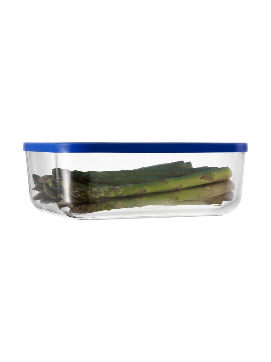borgonovo-igloo-glasschale-2-3l-rechteckig-blauer-deckel image 3
