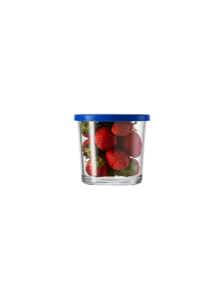 borgonovo-igloo-500-vorratsdose-445-ml-mit-blauem-deckel image 2