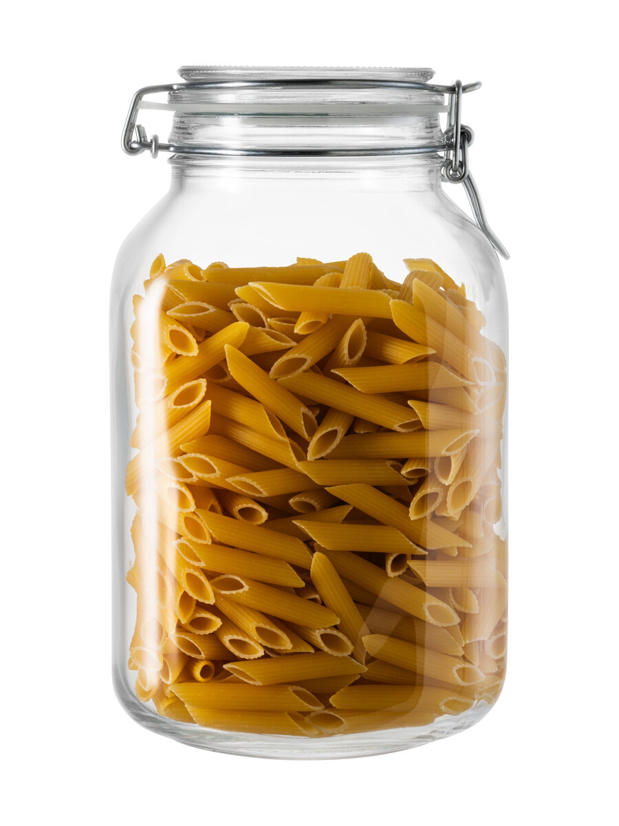 borgonovo-primizie-vorratsglas-4-liter-eckig-vintage image 1