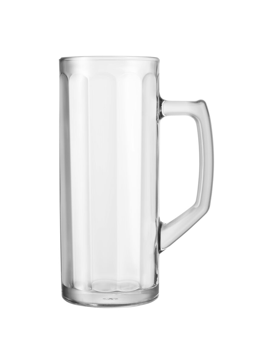 borgonovo-reno-0-4-bierkrug-glas-optisch-0-4-l-mit-henkel image 2