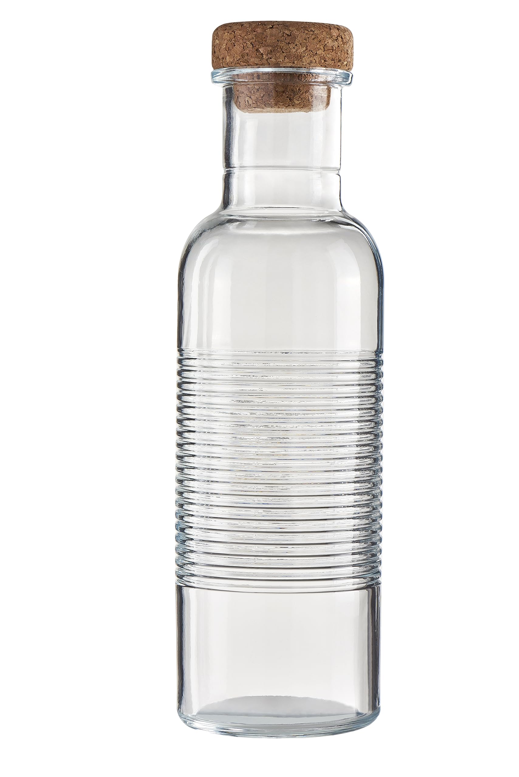 pasabahce-glasflasche-1l-mit-korkdeckel-wasserkaraffe image 1