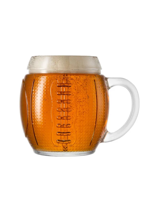 borgonovo-football-bierkrug-glas-0-5-l-american-football image 1