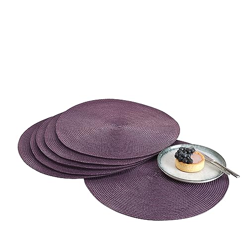 zero-purple-tischset-rund-lila-38-cm-6er-platzdeckchen image 7