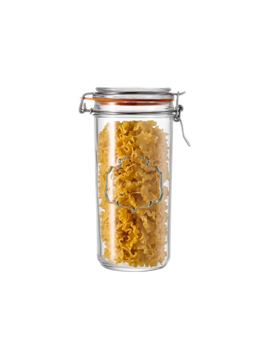 borgonovo-gourmet-ermetico-vorratsglas-1-l-b-gelverschluss image 1