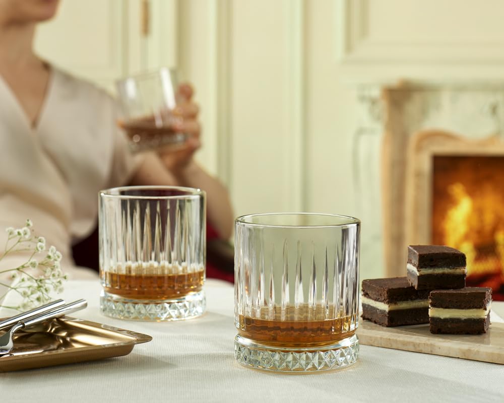 pasabahce-elysia-whiskyglas-355-ml-4er-set-chic-retro image 5
