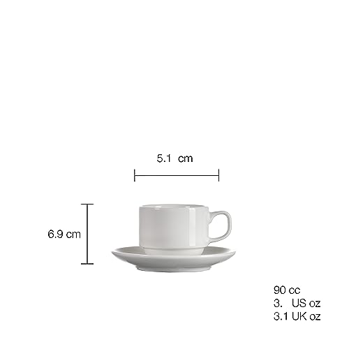 pasabahce-espressotassen-porzellan-90-ml-wei-6er-set image 8