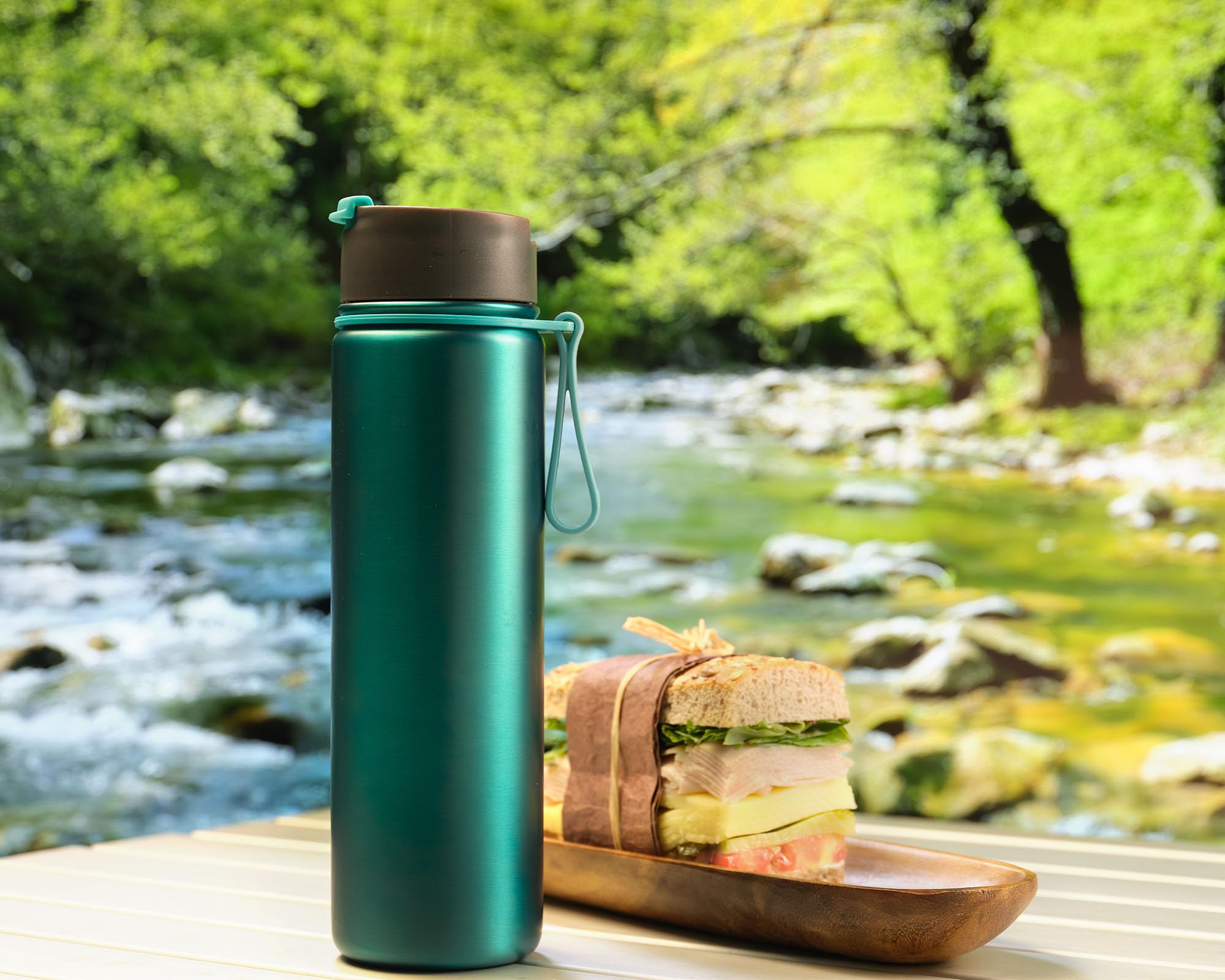 pasabahce-thermos-isolierflasche-gr-n-700-ml-edelstahl image 4