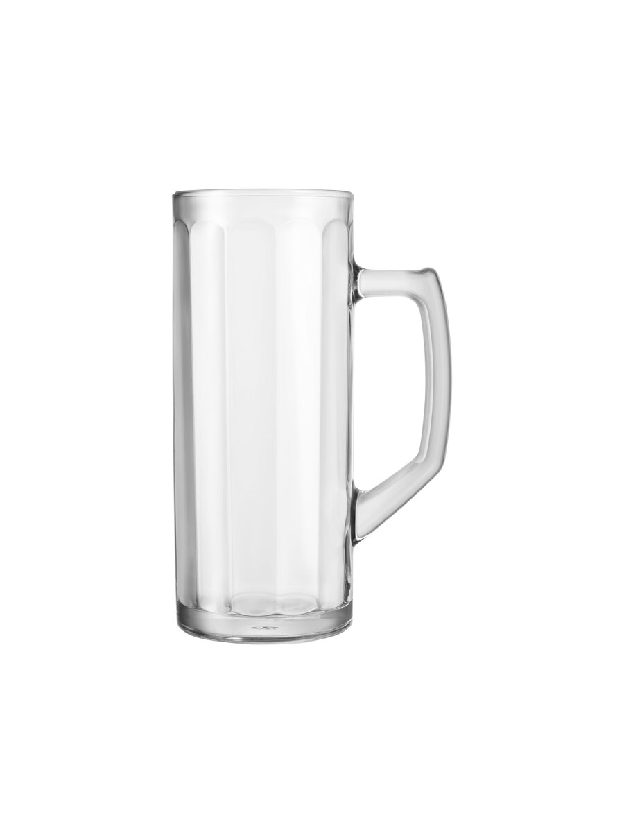 borgonovo-reno-bierkrug-0-25-l-optik-mit-henkel-glas image 2