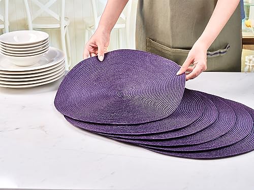 zero-purple-tischset-rund-lila-38-cm-6er-platzdeckchen image 8