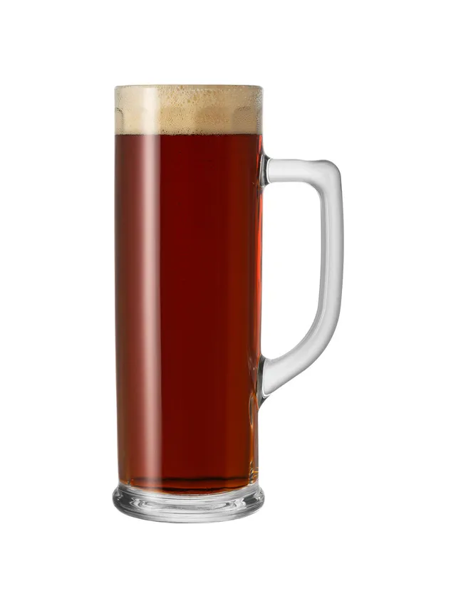 borgonovo-danubio-bierkrug-0-5-l-glas-optik-mit-henkel image 1