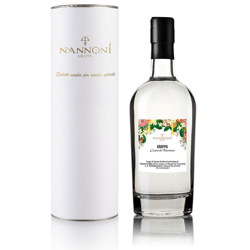nannoni-grappa-giovane-traminer-tresterbrand-0-5-l-42-honig-rose image 1