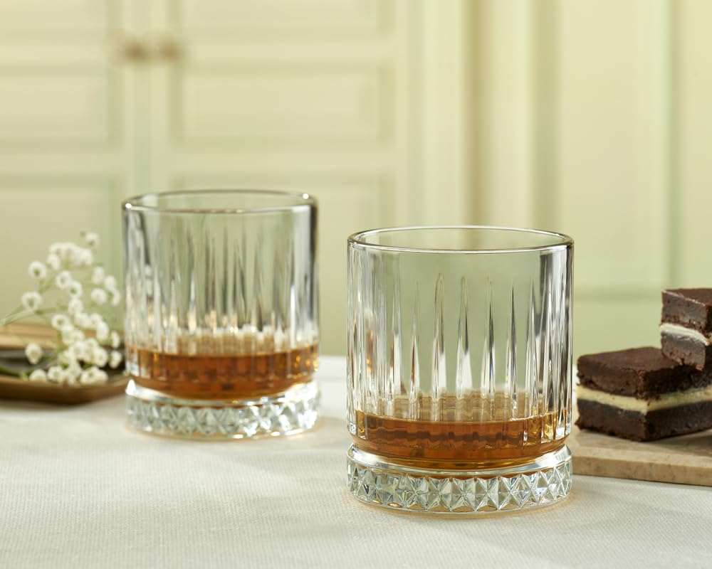 pasabahce-elysia-whiskyglas-355-ml-4er-set-chic-retro image 4