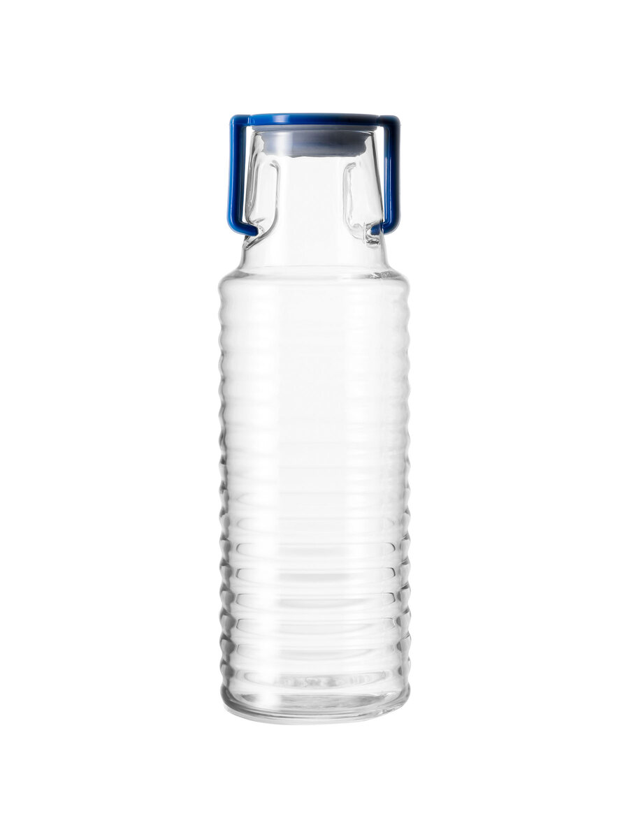 borgonovo-argo-b-gelflasche-1-1-l-glas-mit-blauem-deckel image 2