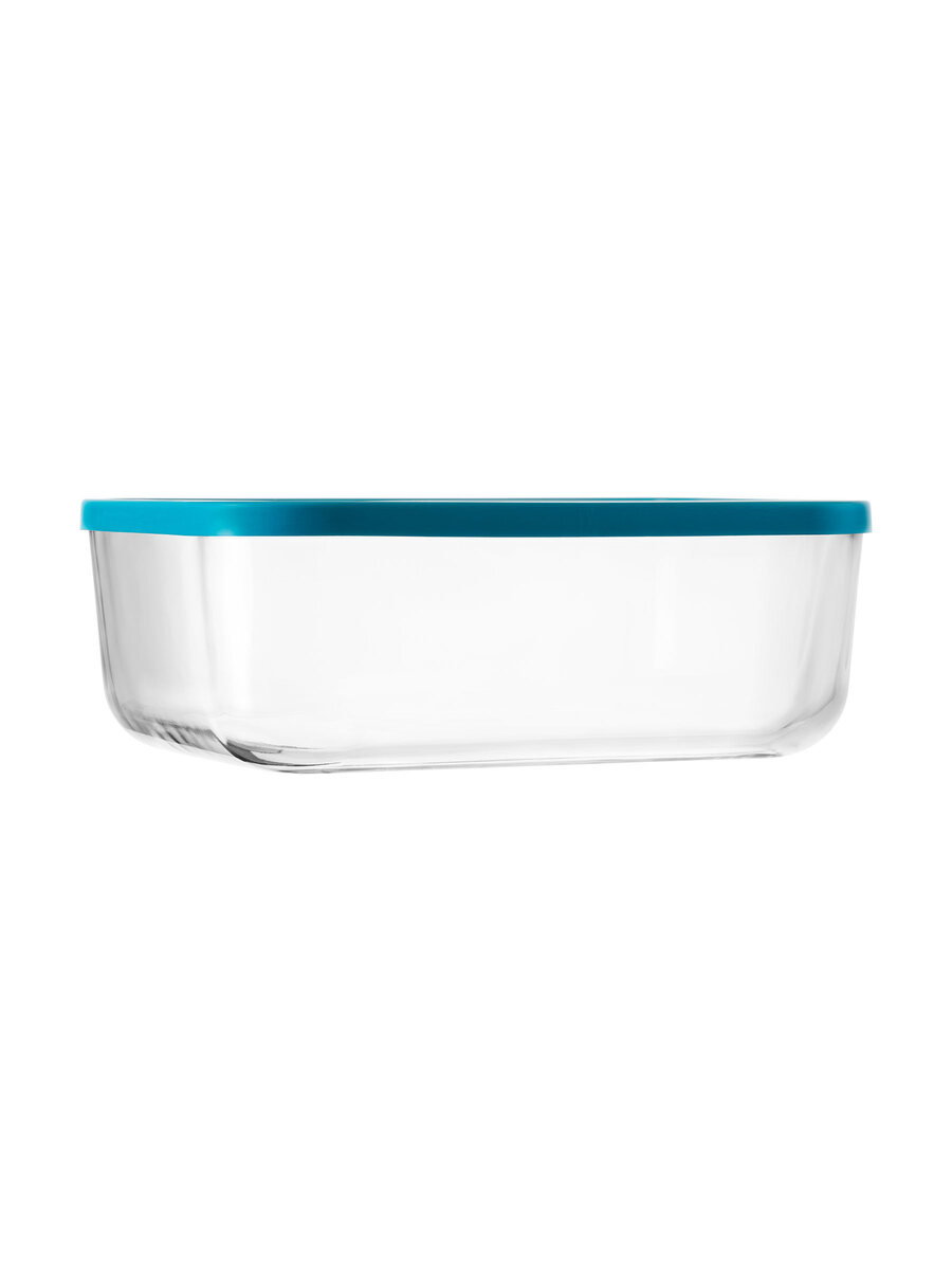 borgonovo-igloo-glasschale-2-3l-rechteckig-blauer-deckel image 2