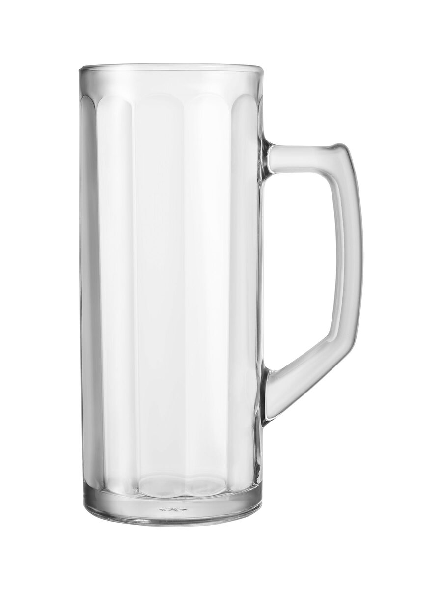 borgonovo-reno-bierkrug-0-5-l-optik-glas-mit-henkel image 2