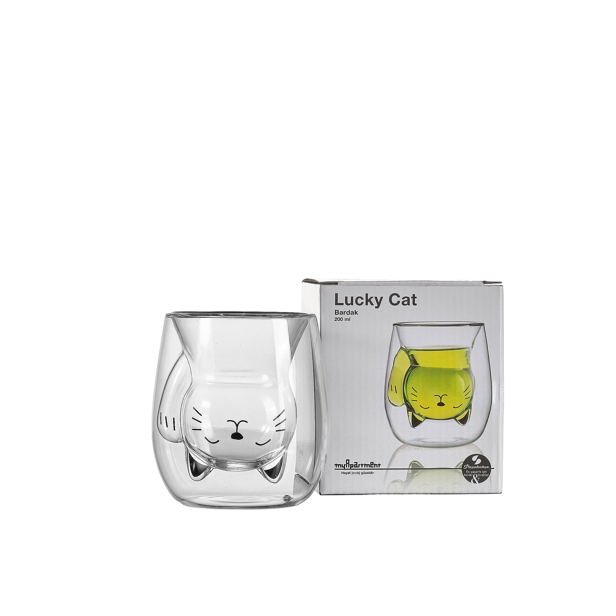 pasabahce-allegra-lucky-cat-doppelwandglas-200-ml-kaffeetasse-mit-katzenmotiv-1- image 4